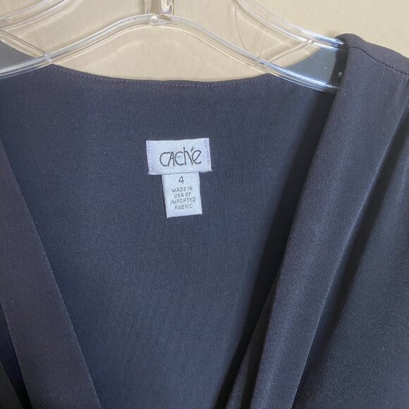 cache sheath sleeveless cap sleeve dress - Picture 2 of 3